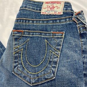 True Religion Brand Kate Capri Jeans Size 27